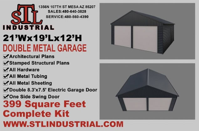 Double Metal Garage dark